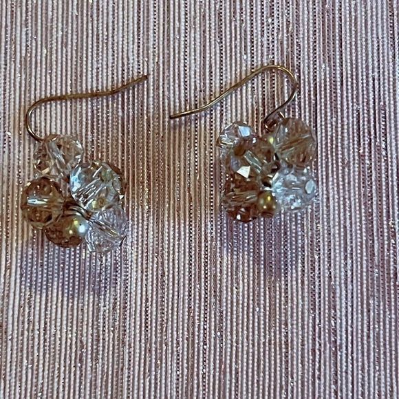 Jewelry - Clear Beaded Earrings